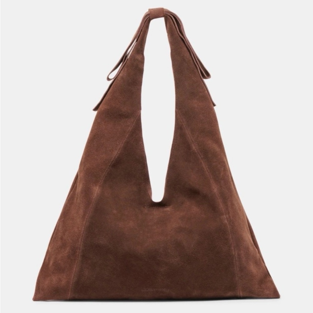 Dolce Vita Marie Chocolate Suede Hobo Bag w/ Bow – NWT